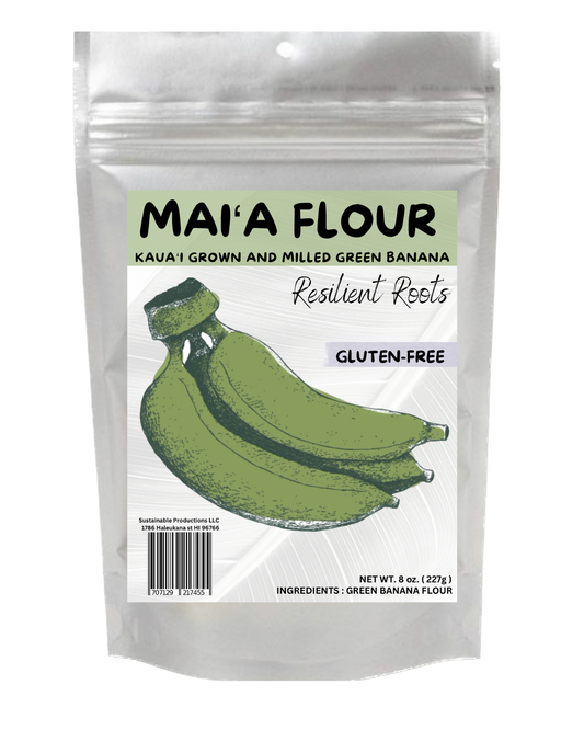 8oz Green Banana (Maia) Island Flour - Gluten-Free, Low-Carb, Rich in Vitamins